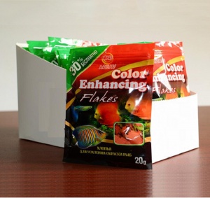 AQUAV Color Enhancing Flakes (Хлопья для усиления окраски рыб) 20 г