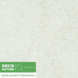 DECO NATURE NANO QUARTZ MANAFARU - Белый кварцевый песок для аквариума фракции 0.1-0,3 мм, 1,5л
