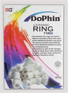 DoPhin Наполнитель для фильтров, керамические кольца, 400 г FM905